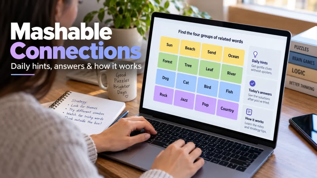 Mashable Connections: Daily Hints, Answers & How It Works
