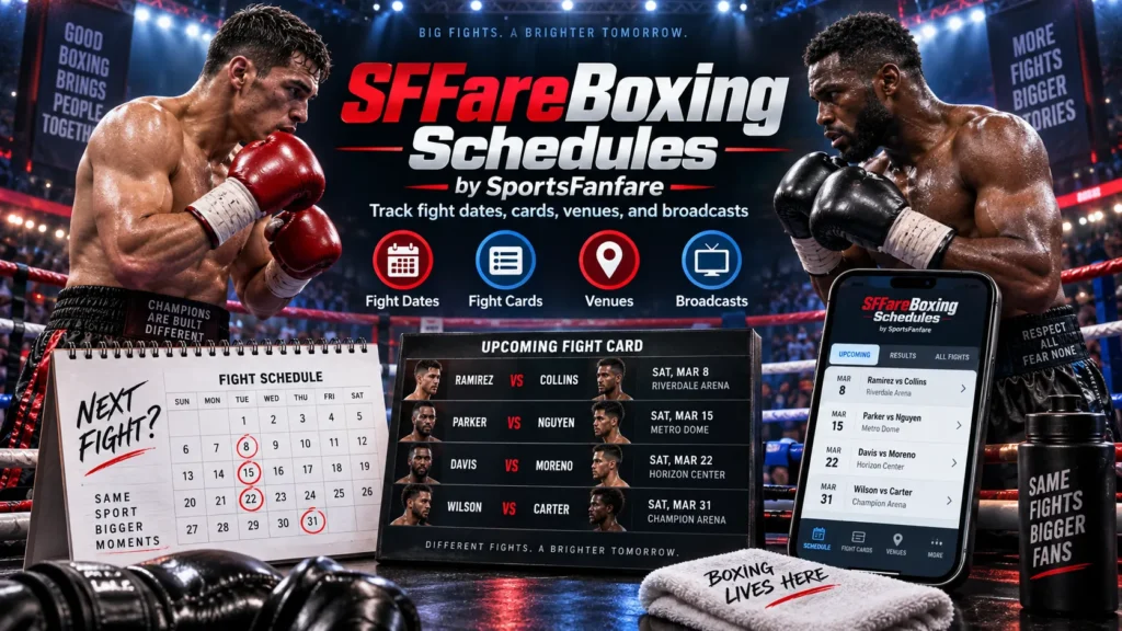 SFFareboxing schedules by SportsFanfare | What It Is and How to Verify Fight Dates