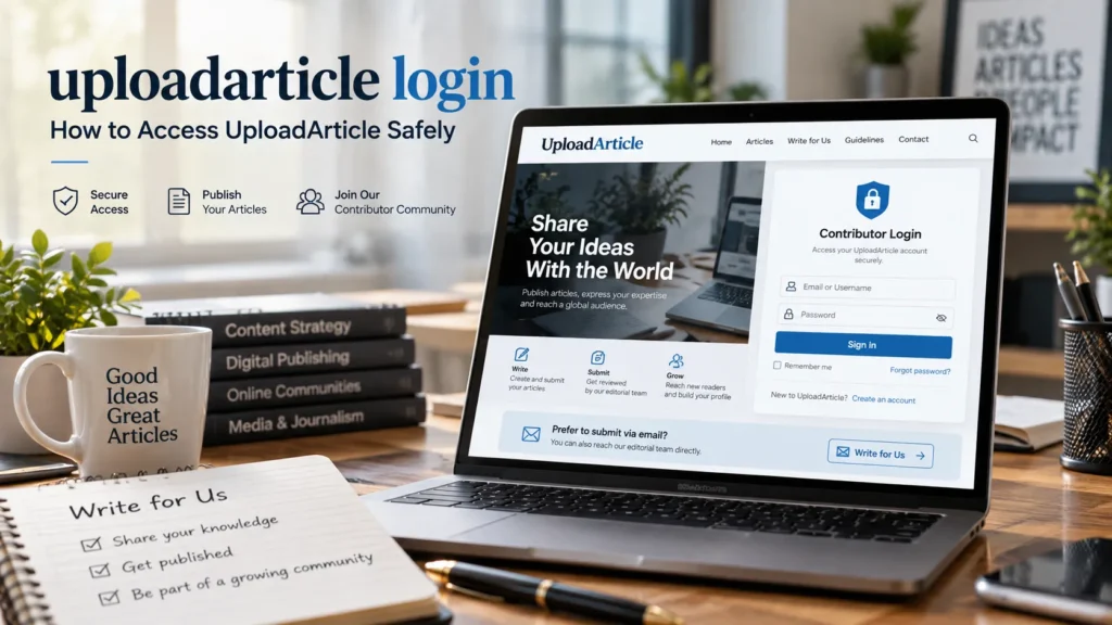 UploadArticle Login: How to Access UploadArticle Safely UploadArticle Login: How to Access UploadArticle Safely
