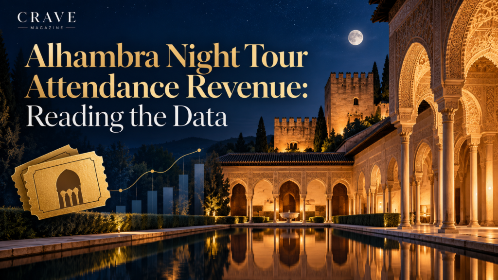 Alhambra Night Tour Attendance Revenue: Reading the Data editorial illustration
