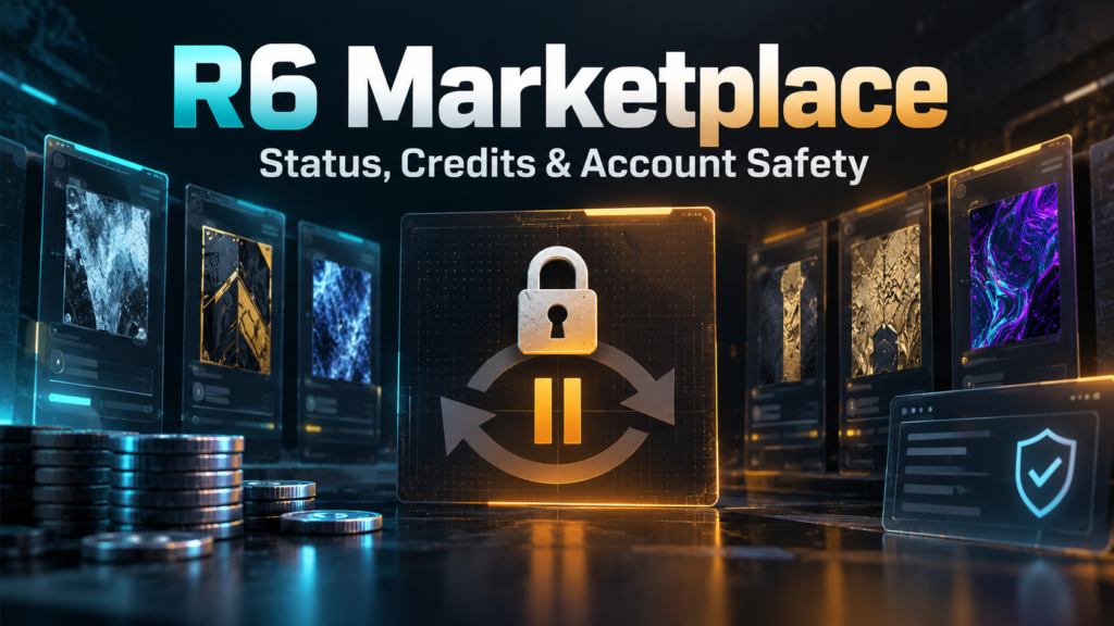 R6 Marketplace: Closure, Credits and Safety editorial illustration